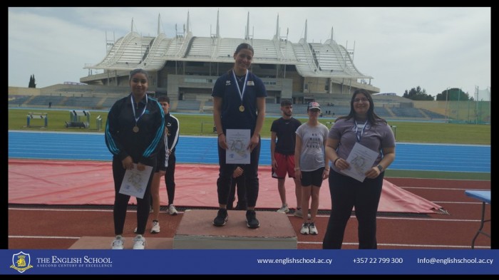 Outstanding Performance by The English School Athletes in the Senior Boys and Girls Nicosia Athletic